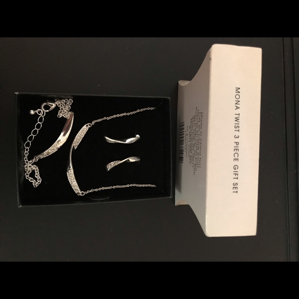 3 piece silver set
